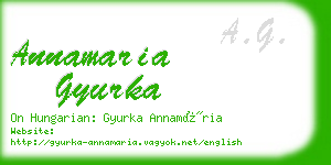 annamaria gyurka business card